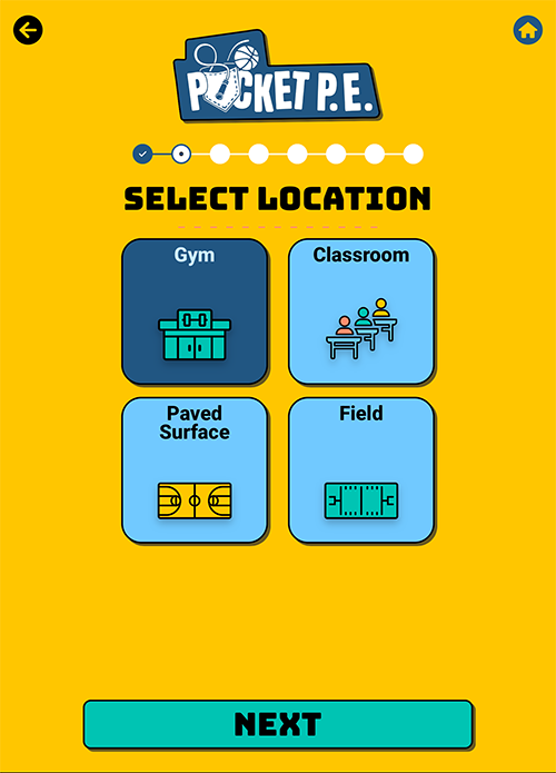 Pocket PE - Select Location Screenshot